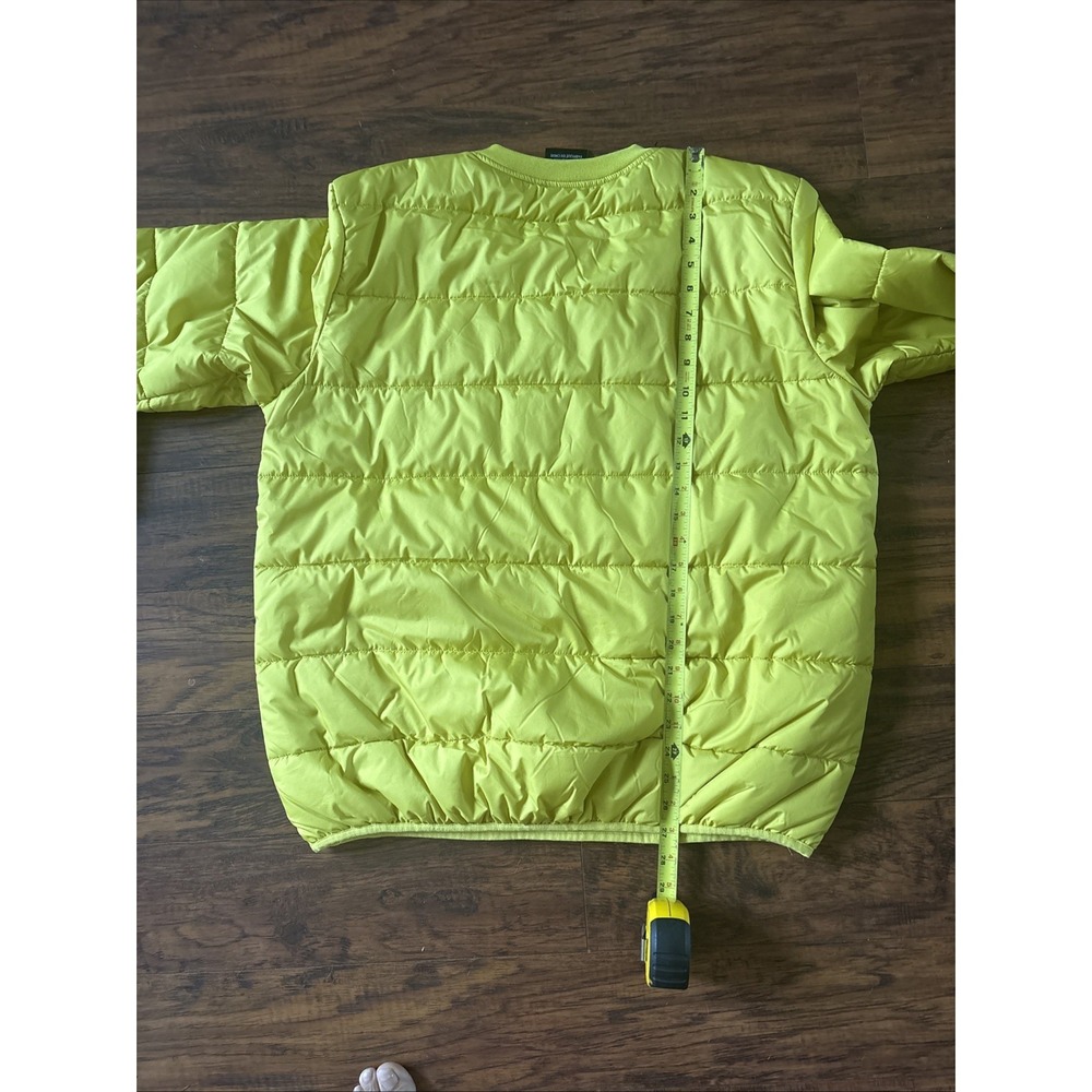 UGG Colten Puffer Crewneck Top Quilted Men's Yellow Sweatshirt Pullover Large - Picture 8 of 8
